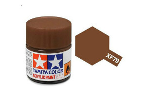 Краска XF-79 коричневая деревянная палуба акрил матовая (Flat Lino Deck Brown) 10 мл.