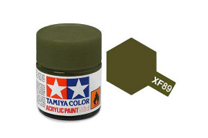 Краска XF-89 темно-зеленая 2 (Flat Dark Green 2) 10 мл.